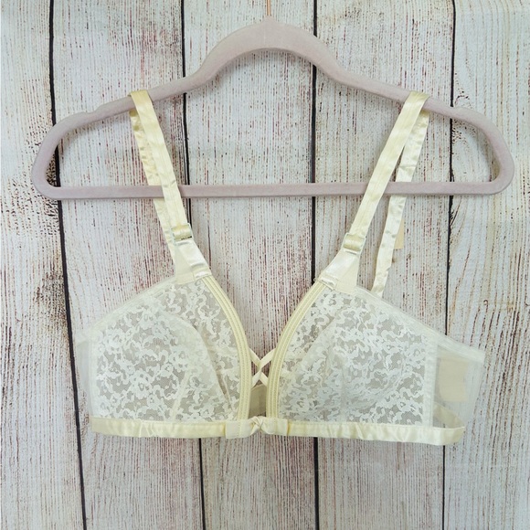 Best & Co Cheers Fifth Ave New York Vintage 60s Women’s Cream Lace Bra 36B - Picture 1 of 8